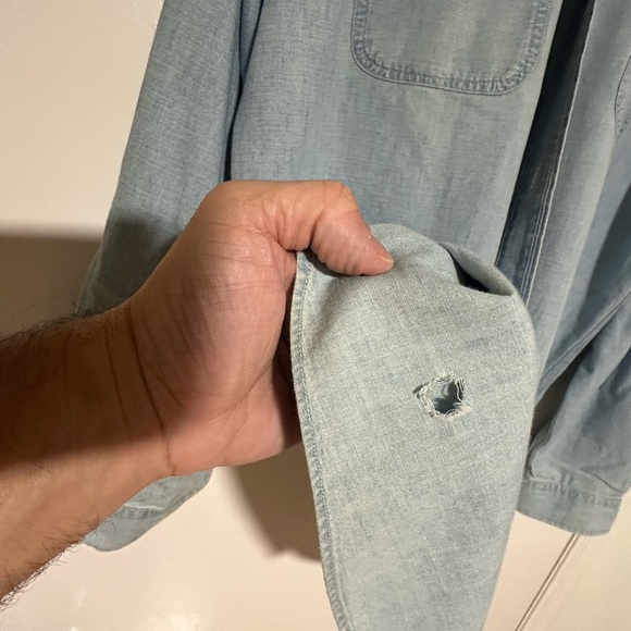 Ralph Lauren Denim Blue Workshirt - Picture 7 of 8